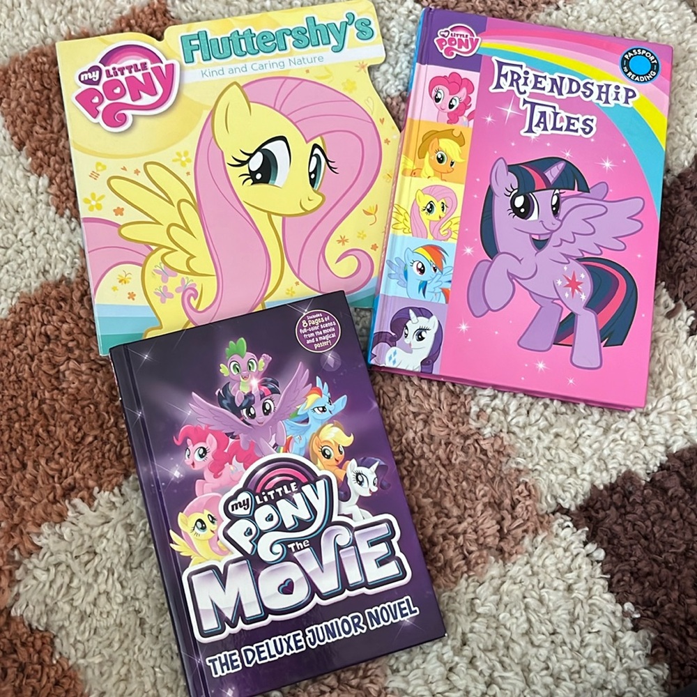 Bundle of 3 my little pony books